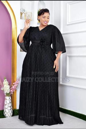 Elegant Pleated Maxi Dress - thumbnail 2