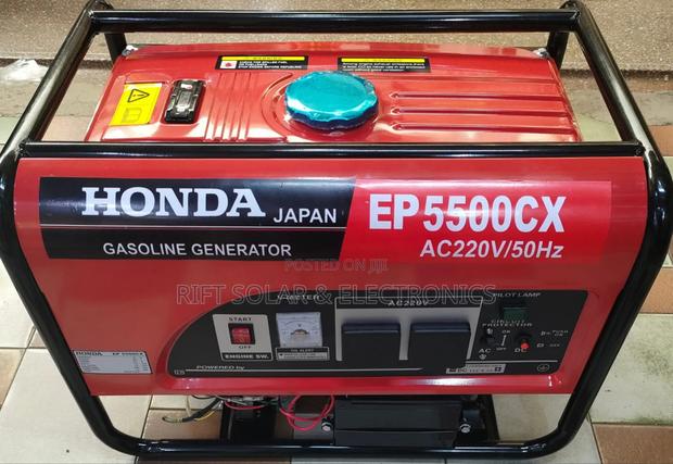 5kva Honda Petrol Engine Generator Keystart - main view