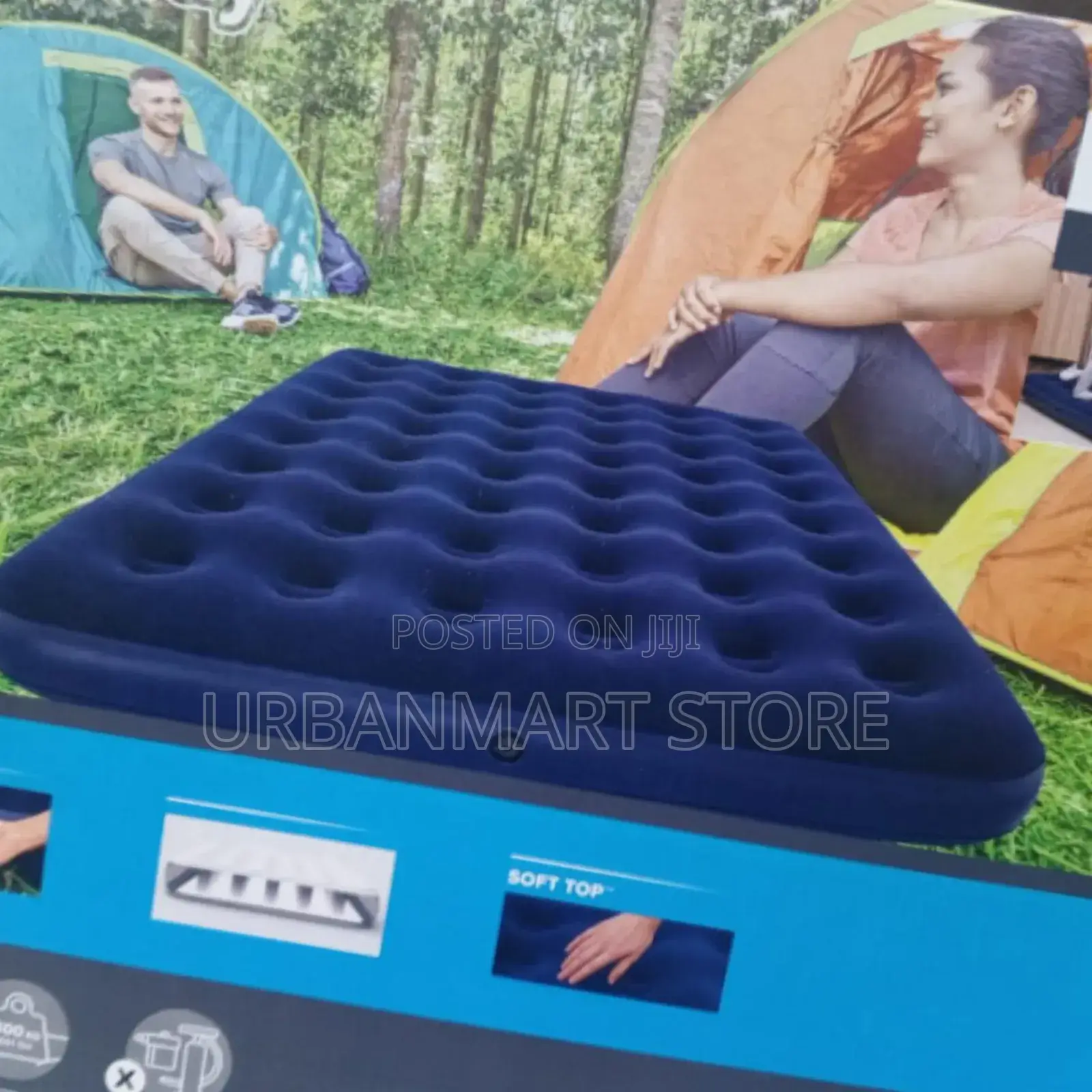 Air Mattress:Quickblow Air Mattress With Electric Pump 6 by 6 Inches