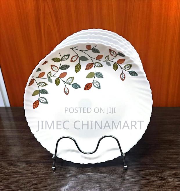 6-PCS Round Ceramic Plates - thumbnail 2