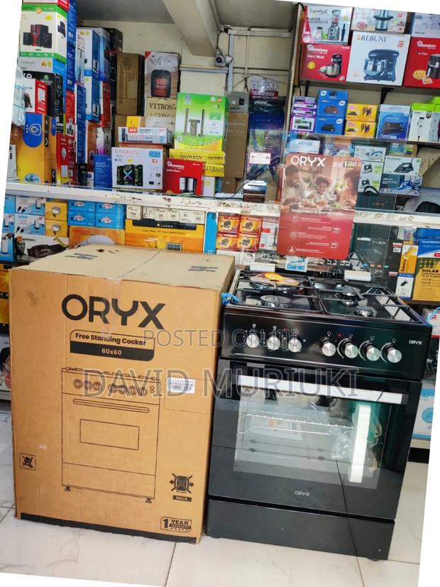 Oryx Standing Cooker, 60cm X 60cm, 3 Gas Pool Jet Burners - thumbnail 2
