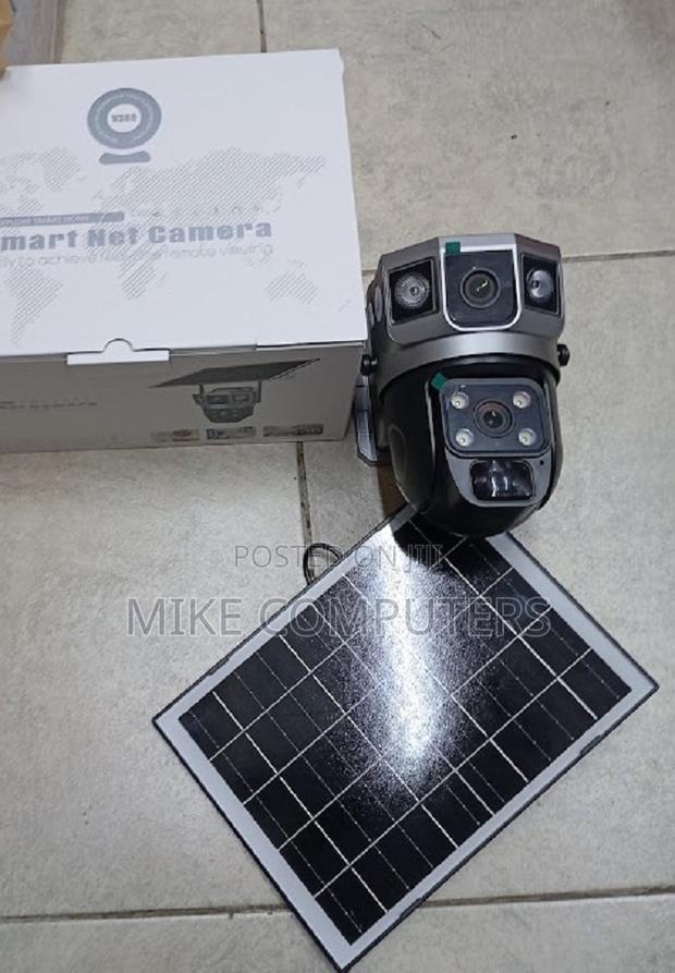 Solar PTZ Wifi Camera V380 Pro, in Built Battery - main view