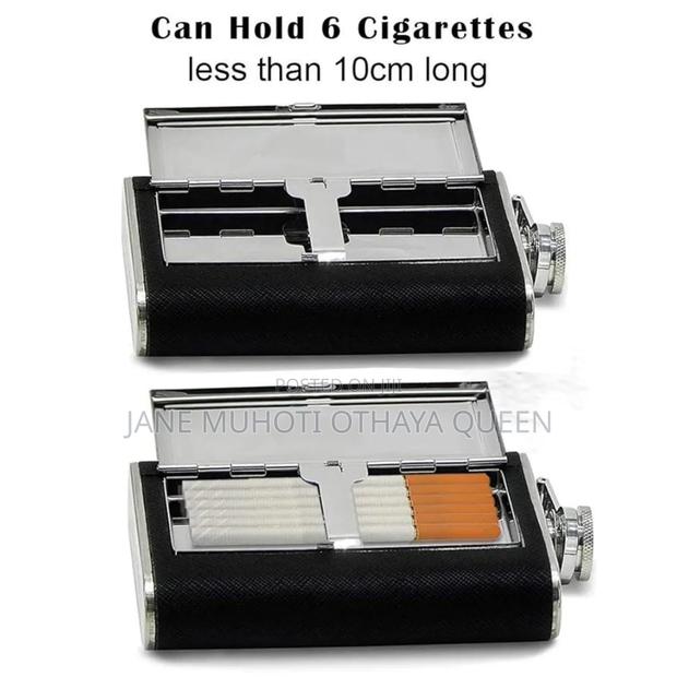 *Stainless Steel Hip Flask - thumbnail 3