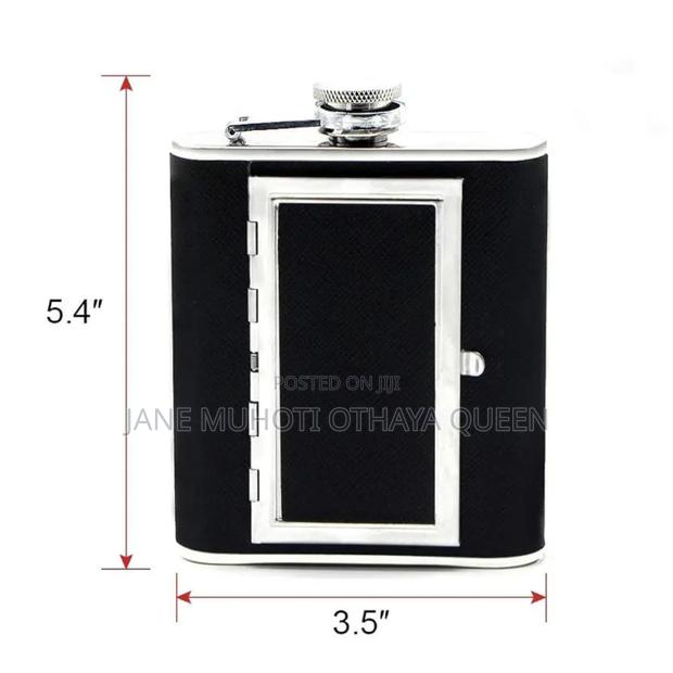 *Stainless Steel Hip Flask - thumbnail 5