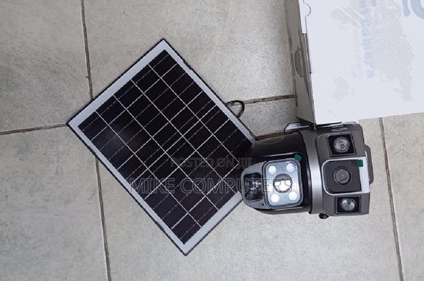 Dual Wifi Solar Camera With Double Lens - main view