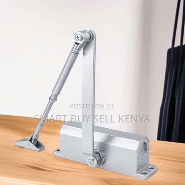 Aluminum Door Closer 25-45kg Premium Silver Painting