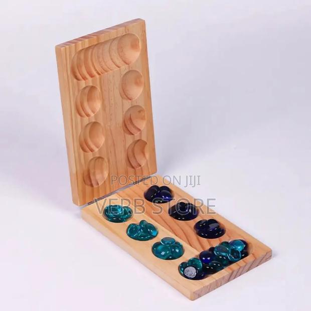 Mancala* Ancient Strategy Board Game With Roots in Africa and Asia.