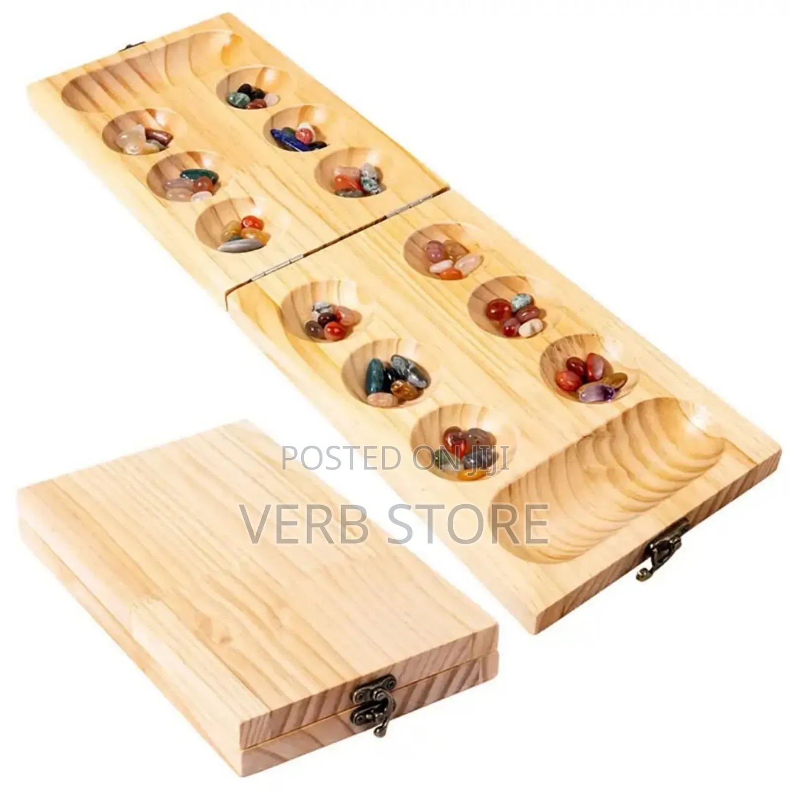 Mancala* Ancient Strategy Board Game With Roots in Africa and Asia.