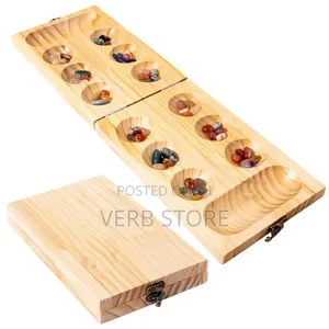 Mancala* Ancient Strategy Board Game With Roots in Africa and Asia.
