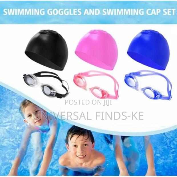 Swimming Goggles Swimming Cap - thumbnail 2
