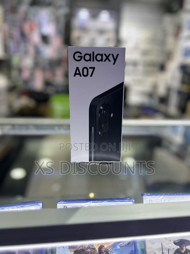 New Samsung Galaxy A07 4G 64 GB Black - thumbnail 2