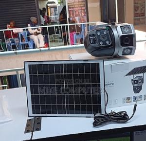 V380 Pro Solar CCTV Camera 4g Sim With 2 Lens, 8w Solar Panel - thumbnail 2