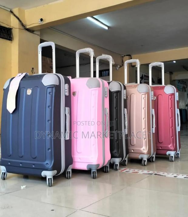 Brand New 3-in-1 Unbreakable Pp Rubber Suitcases - 4-Wheel Spinner Set - main view