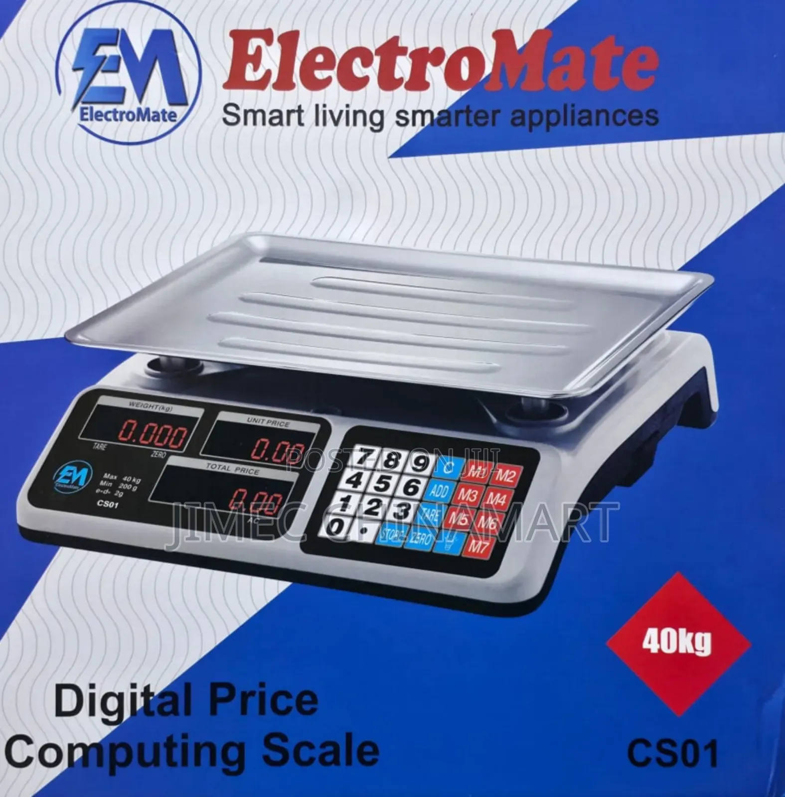 Electromate Digital Scale – 40kg