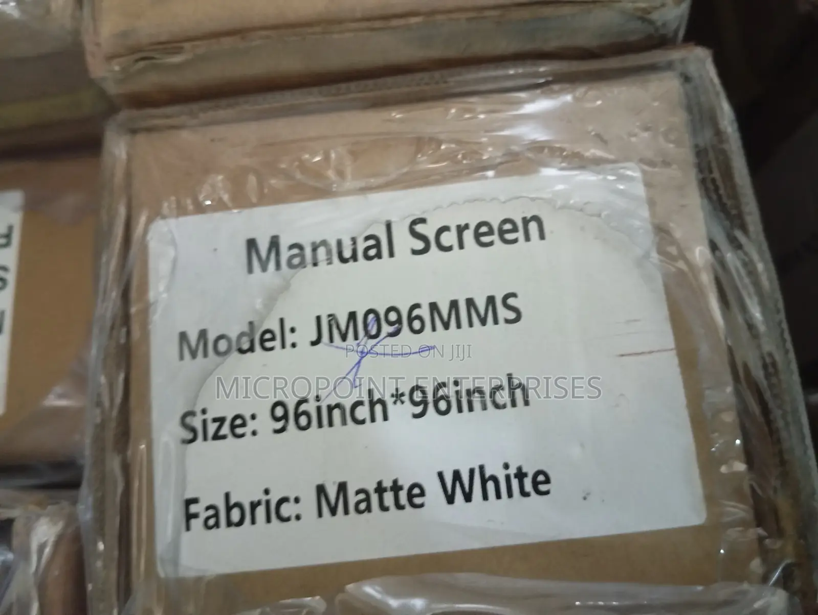 Projector Screen Manual 96"X96" (240cmx240cm)