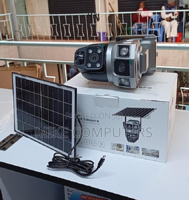 V380 Pro Solar Powered 4mp Dual Lens Wifi Solar Camera - main view