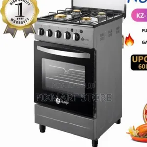 Nunix Full Gas Cooker With Oven 50x55cm - Reliable Efficie