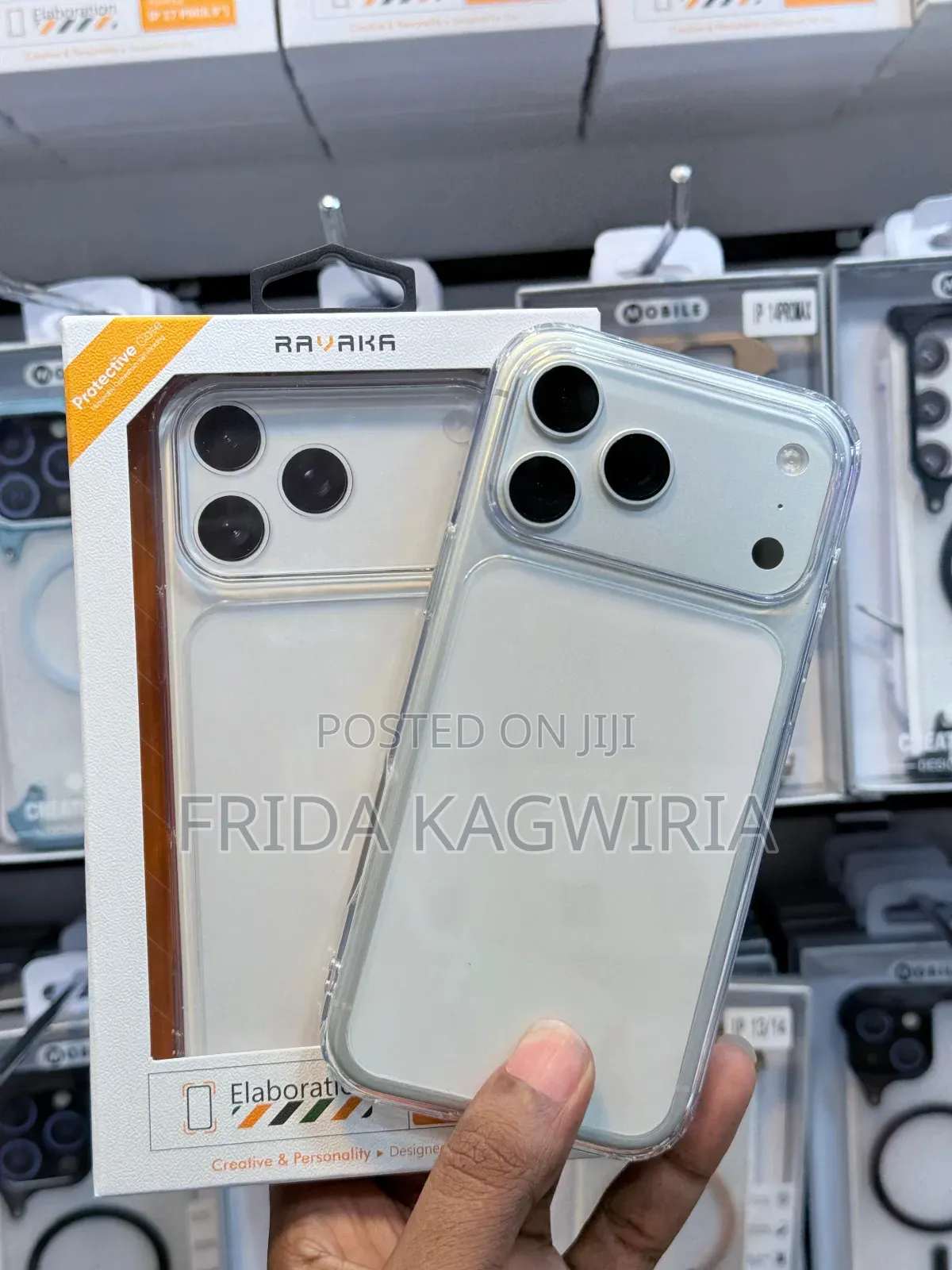 Ravaka Clear Magsafe Back Cover ( Anti_yellowing Material)