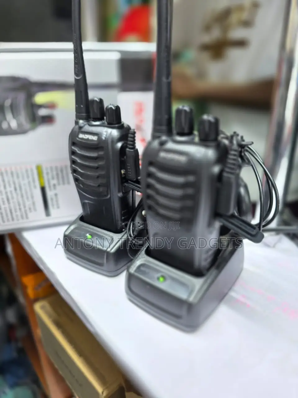 Baofeng Bf-888s Walkie Talkies Pair – Rechargeable Two-Way Radios
