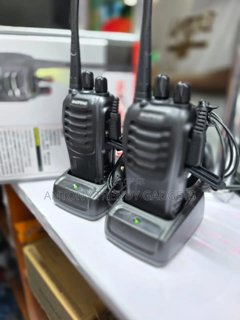 Baofeng Bf-888s Walkie Talkies Pair – Rechargeable Two-Way Radios