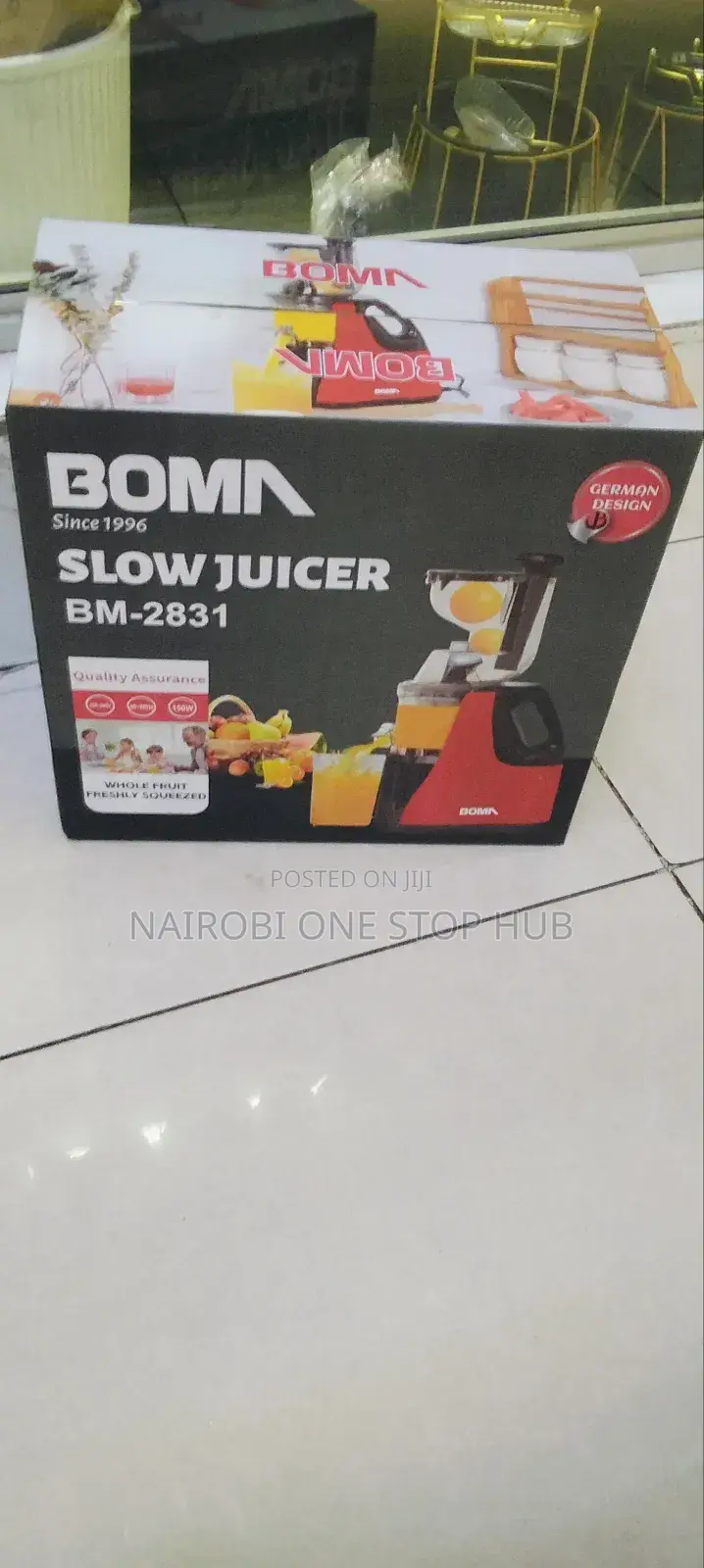 Boma Slow Juicer Bm-2831 | Fresh Fruit Vegetable Juicer