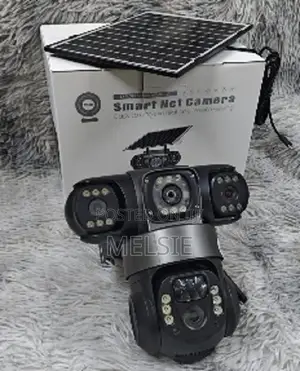 4g Triple Lens Solar CCTV Camera - Ai Motion Alert, Color Night Vision