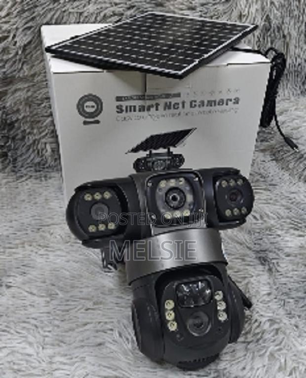 4g Triple Lens Solar CCTV Camera - Ai Motion Alert, Color Night Vision