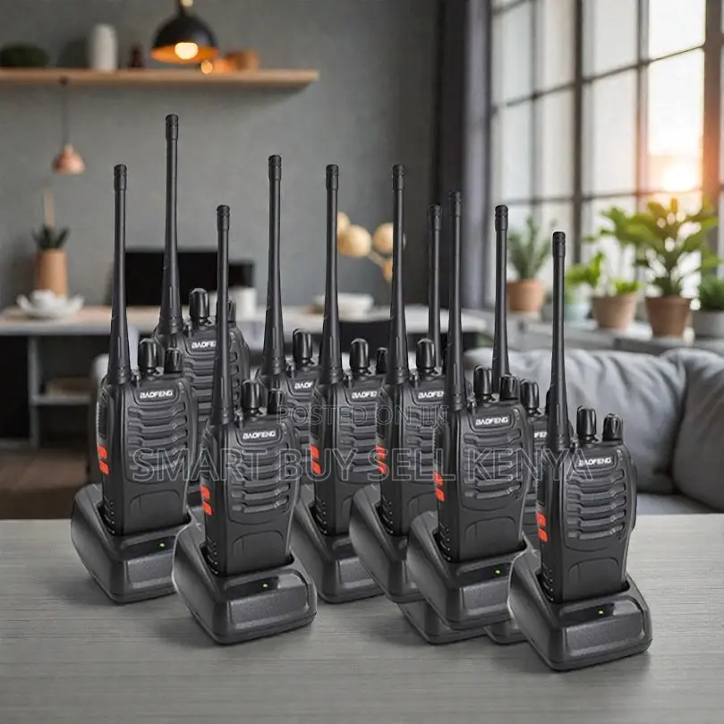 Space Efficient Low Power Baofeng Bf-888s Walkie Talkie Radios 8pcs