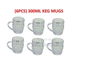 Keg Mugs 300ml 6pcs Half Dozen for Beer Keg Pumps Senator