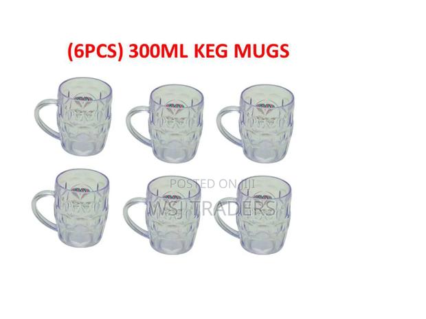 Keg Mugs 300ml 6pcs Half Dozen for Beer Keg Pumps Senator