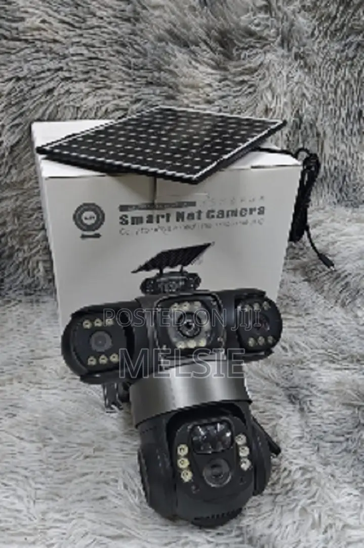 Wireless 4g Triple Lens Solar CCTV Camera 4g – No Wi-Fi Needed