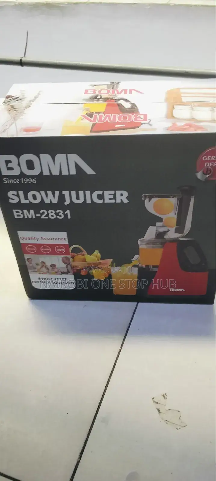 Boma Cold Press Juicer – Quiet Powerful Motor