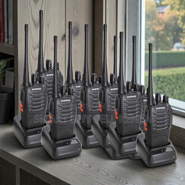 Security 16 Channels Baofeng Bf-888s Walkie Talkie Radio - 10 Pieces