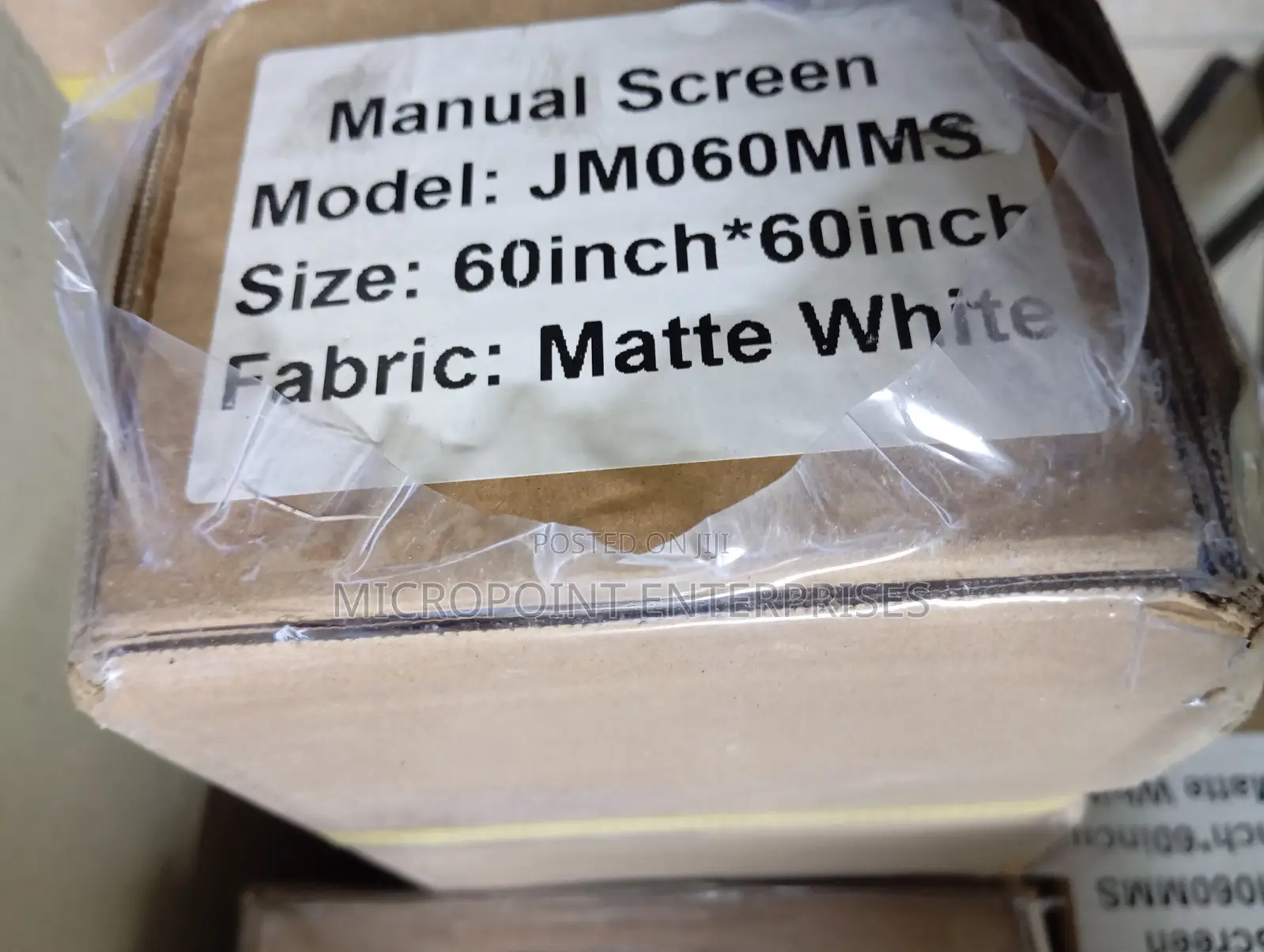 Projector Screen Manual 60"X60" (150cmx150cm)