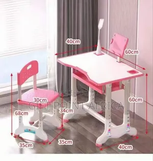Adjustable Strong And Durable Kids Study Table With Head Lamp