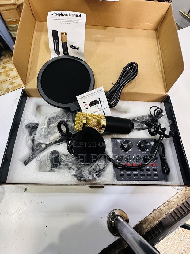 V8 Condenser Microphone – Perfect for Live Recording Streaming - main view