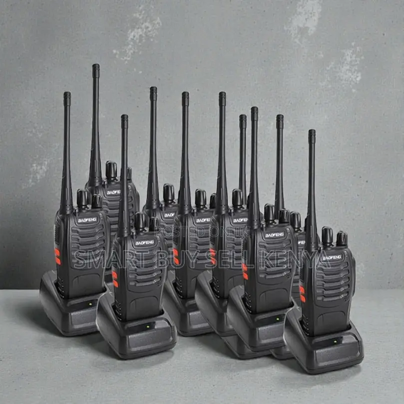 Plug and Play Baofeng Bf-888s Walkie Talkie Handheld - 10 Pieces