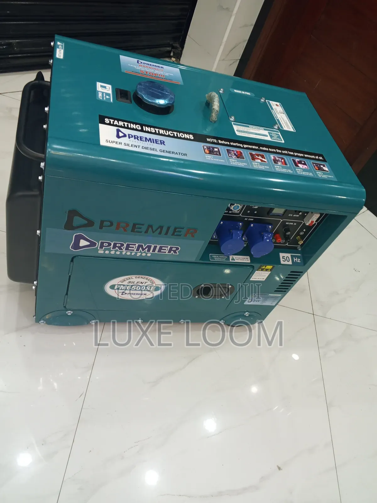 Premier Silent Diesel Generator 10kva Heavy Duty