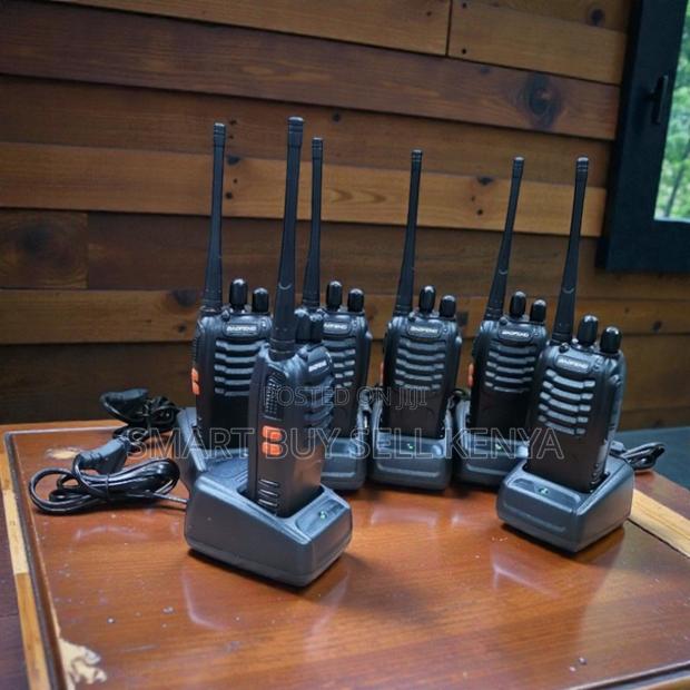 Baofeng Bf-888s 3-5km Range Walkie Talkie Radio Calls - 6 Pieces
