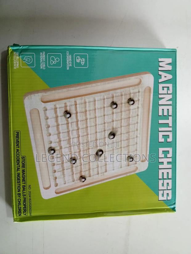 Wooden Magnetic Chess Game - main view