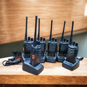 Baofeng Bf-888s Inbuilt Rechargeable Battery Walkie Talkie - 6 Pieces