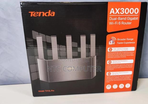 Tenda Tx12l Pro Ax3000 Dual Band Gigabit Wi-Fi 6 Router