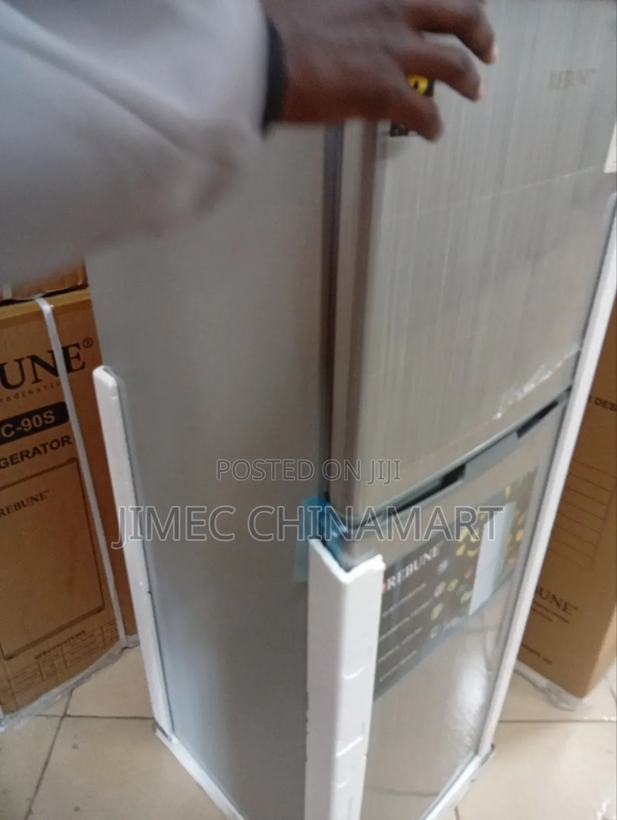 136l Rebune Silver Refrigerator