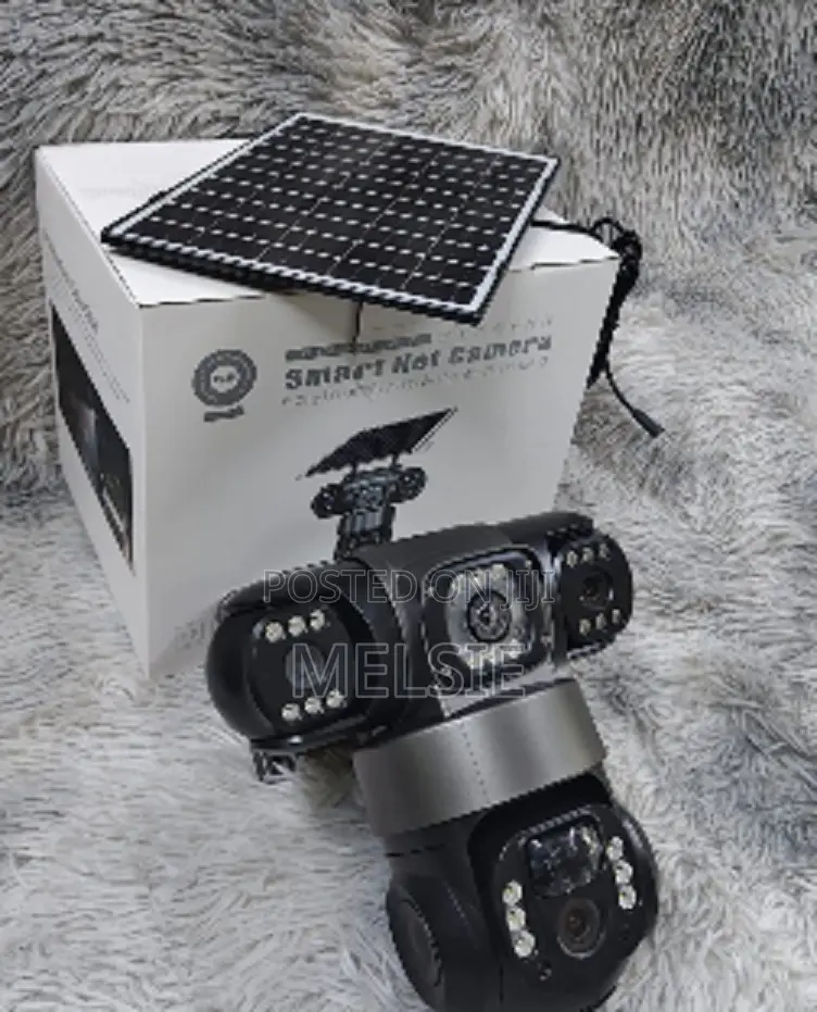 Three Lenses and PTZ Control 4g Solar PTZ Camera