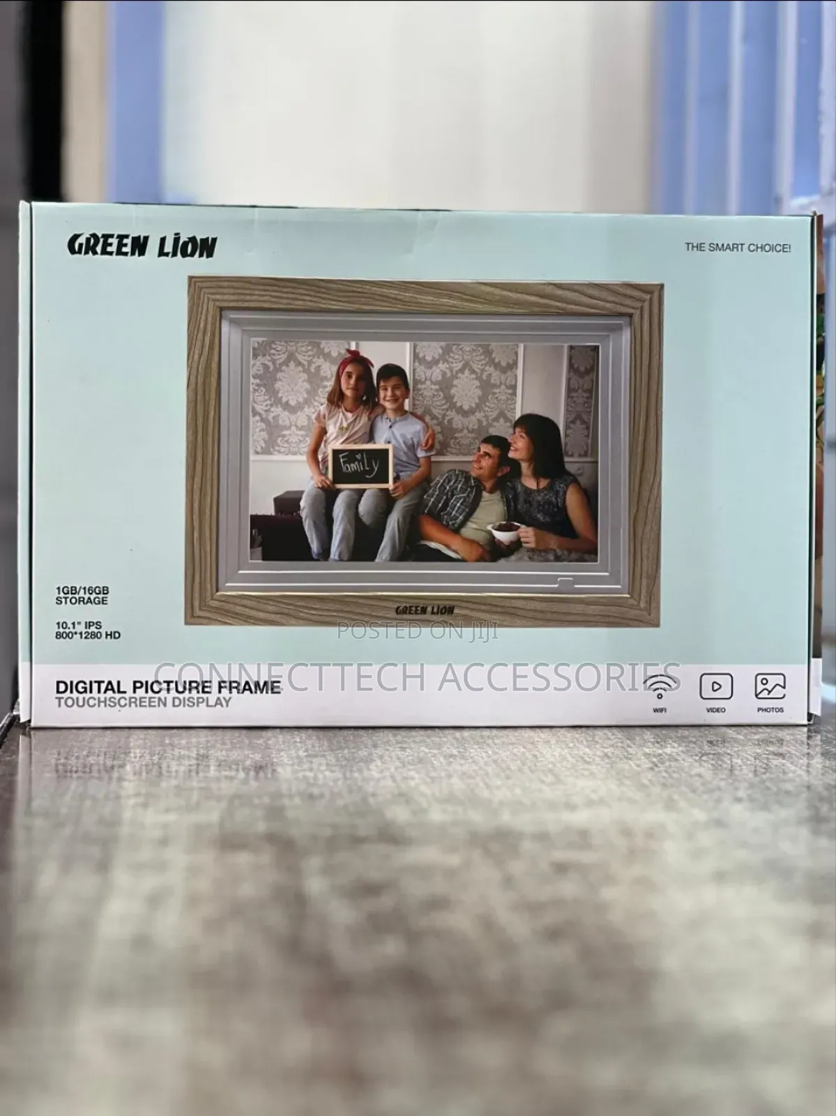 Green Lion Digital Picture Frame Touch Screen Display 10.1