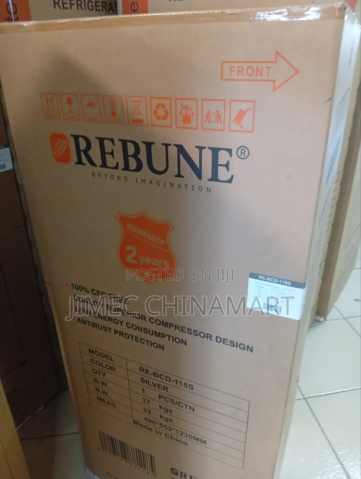 118l Silver Rebune Refrigerator