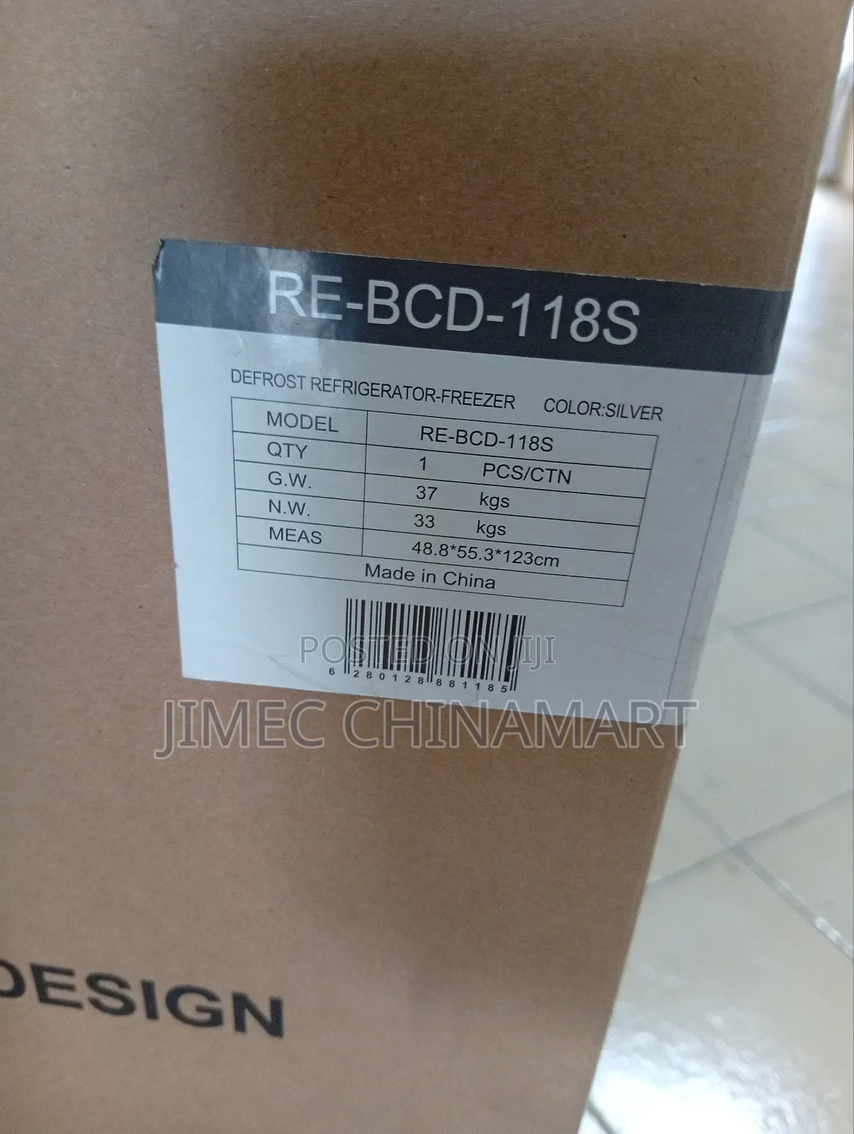 118l Silver Rebune Refrigerator