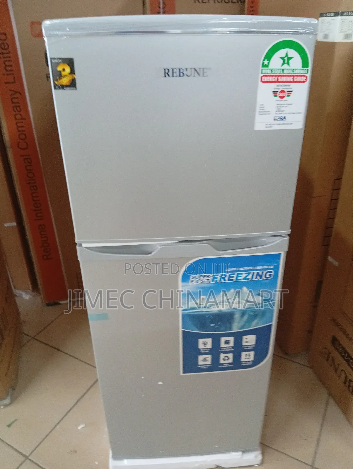 118l Silver Rebune Refrigerator
