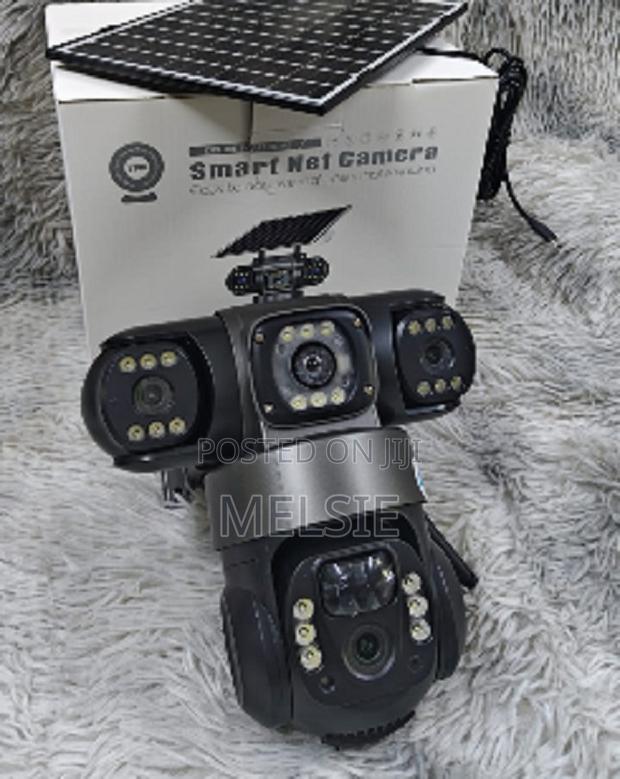 Triple Lens 4g Solar Camera - Smart Motion Detection - main view