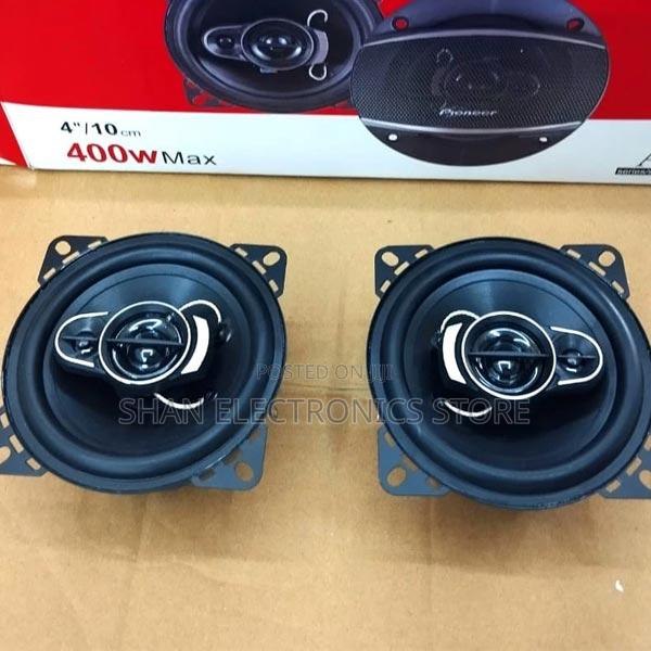 Car Door Speakers Pioneer 4" Inch 400 Watts 3-Way Coaxial